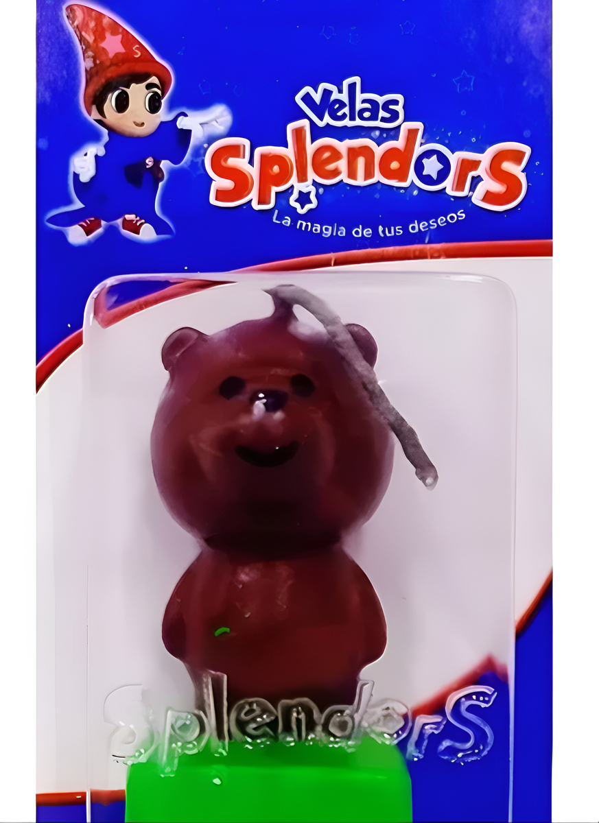 Vela Splendor Osos Escandalosos Decoracion Fiesta Cumpleaños