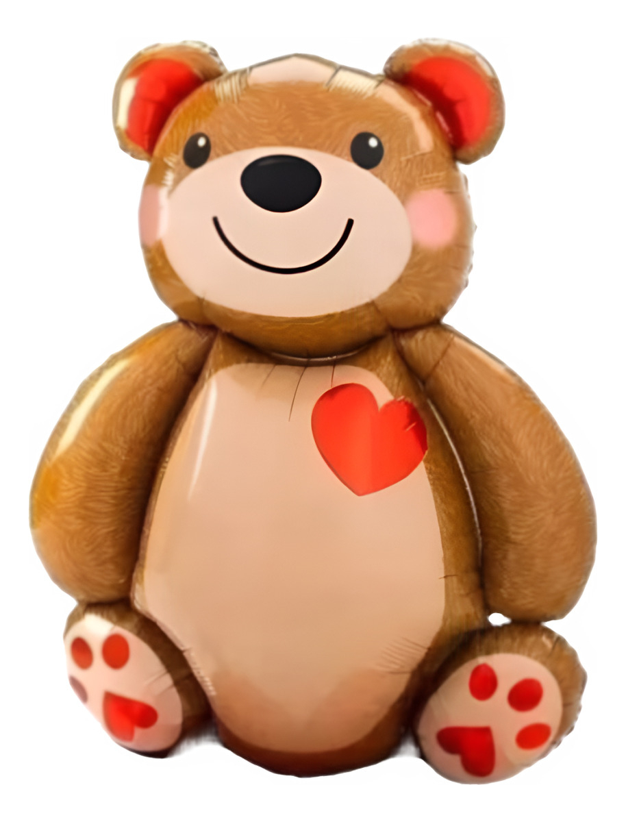 Globo Oso Gigante Corazon Valentio Amor Aniversario Comprar