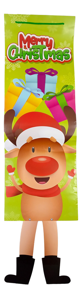 Baner Decorativo Navidad Reno Fin Año Colgante Fiesta Barato