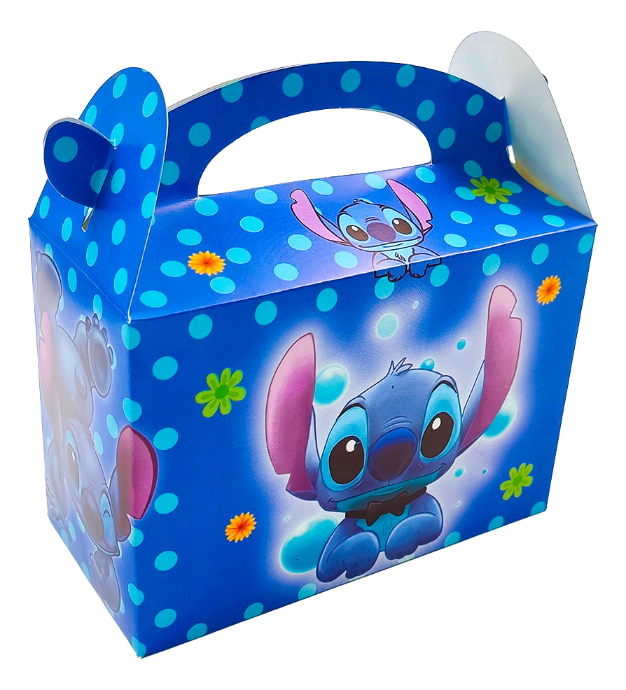 Caja Feliz Fiesta X6 Unidades Stitch Comprar Oferta