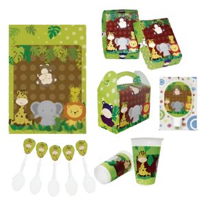 Kit Fiesta Mantel Decoracion Vasos Cajas Platos Promo Oferta