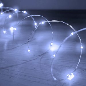 Luces Micro Led Decoración Luz Alambre Led Pilas Incluidas