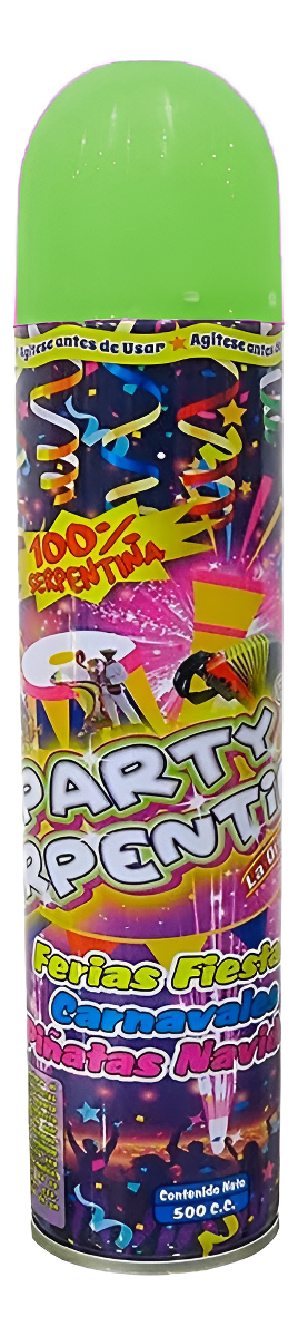 Serpentina Fiesta Carnaval Liquida Cumpleaños Spray 350 Ml - Imagen 7