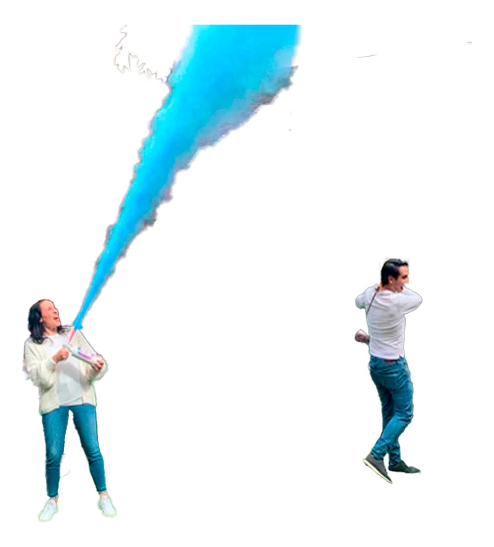 Color Extintor Revelacion Sexo Azul Rosado Promo Original - Imagen 6