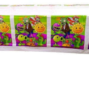 Decoracion Mantel Fiesta Plastico Plantas Vs Zombies Comprar