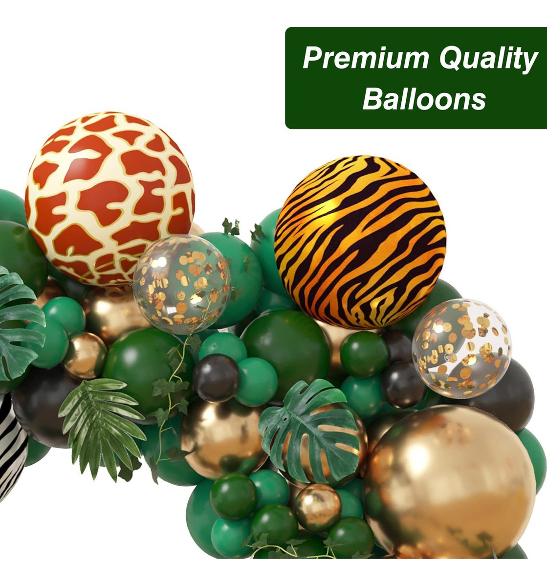 Globo Arco Decoracion Selva Animales Print Safari Jungla - Imagen 3
