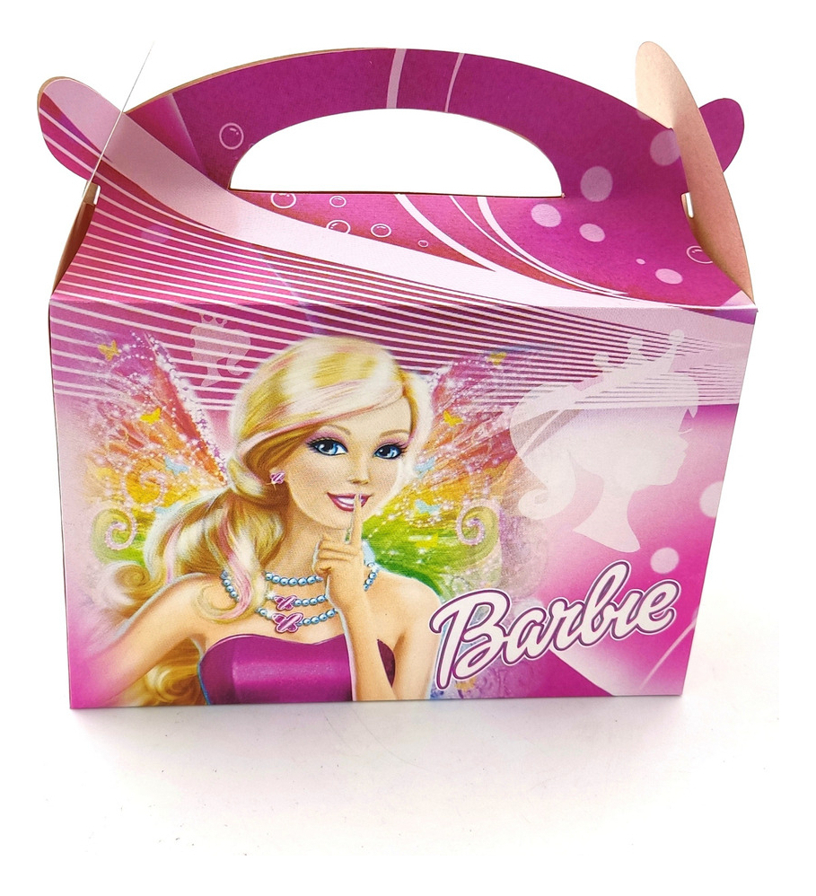 Caja Feliz Fiesta X6 Unidades Barbie Girl Niña Promo - Imagen 3
