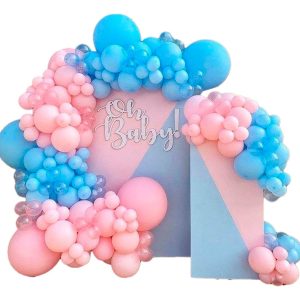 Arco Globos Revelacion Sexo Azul Rosado Baby Shower Promo