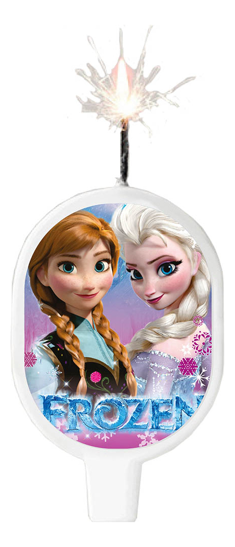 Vela Frozen Elsa Ana Princesa Cumpleaños Fiesta Comprar Ya