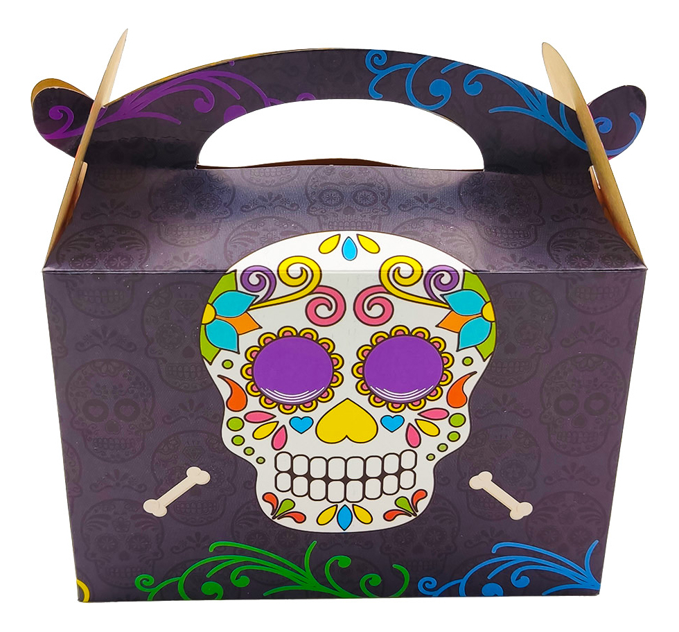 Caja Feliz Fiesta X6 Unidades Catrina Calavera Oferta - Imagen 3