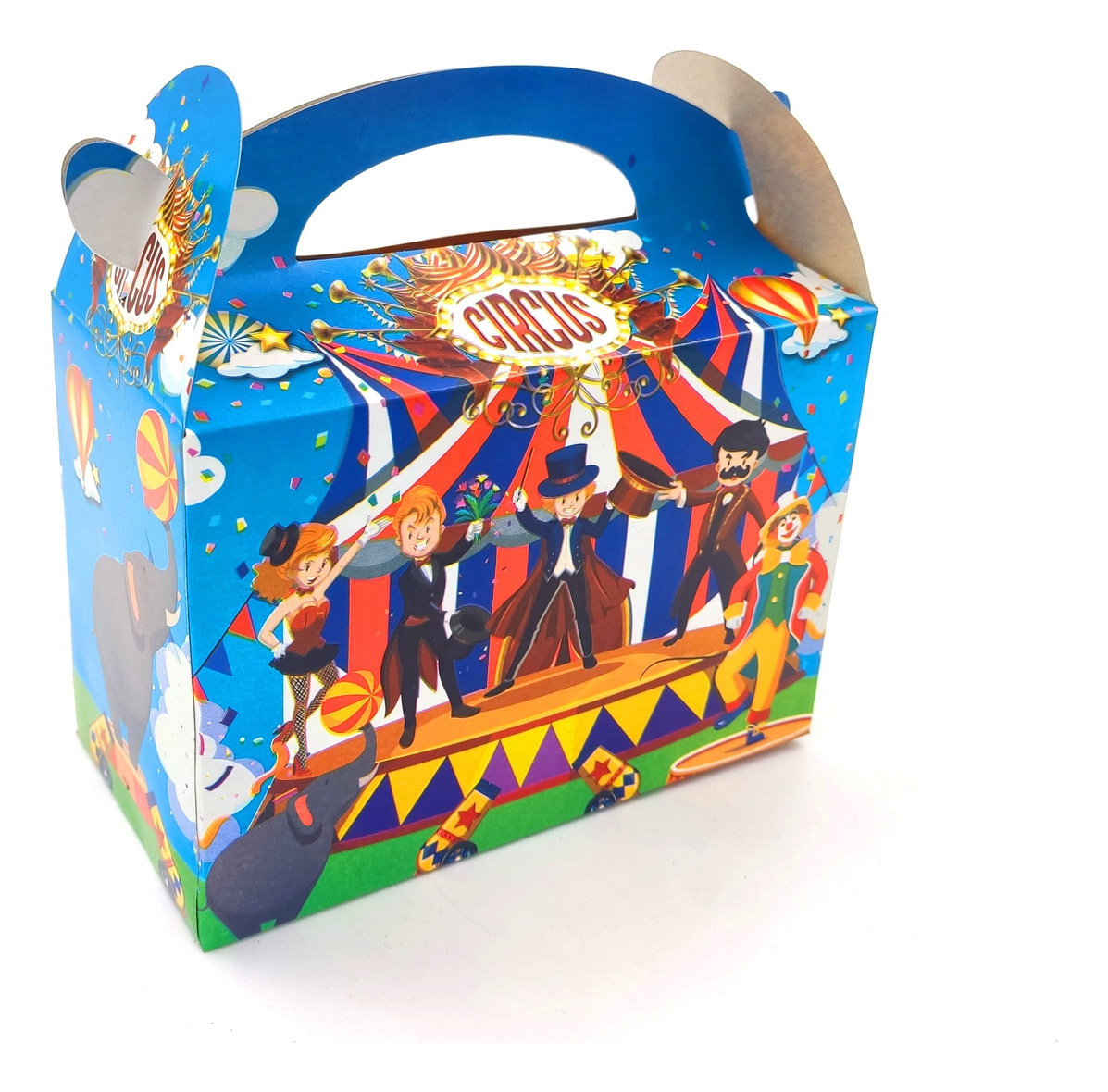 Caja Feliz Fiesta X6 Unidades Circo Curcus Promo Top - Imagen 2