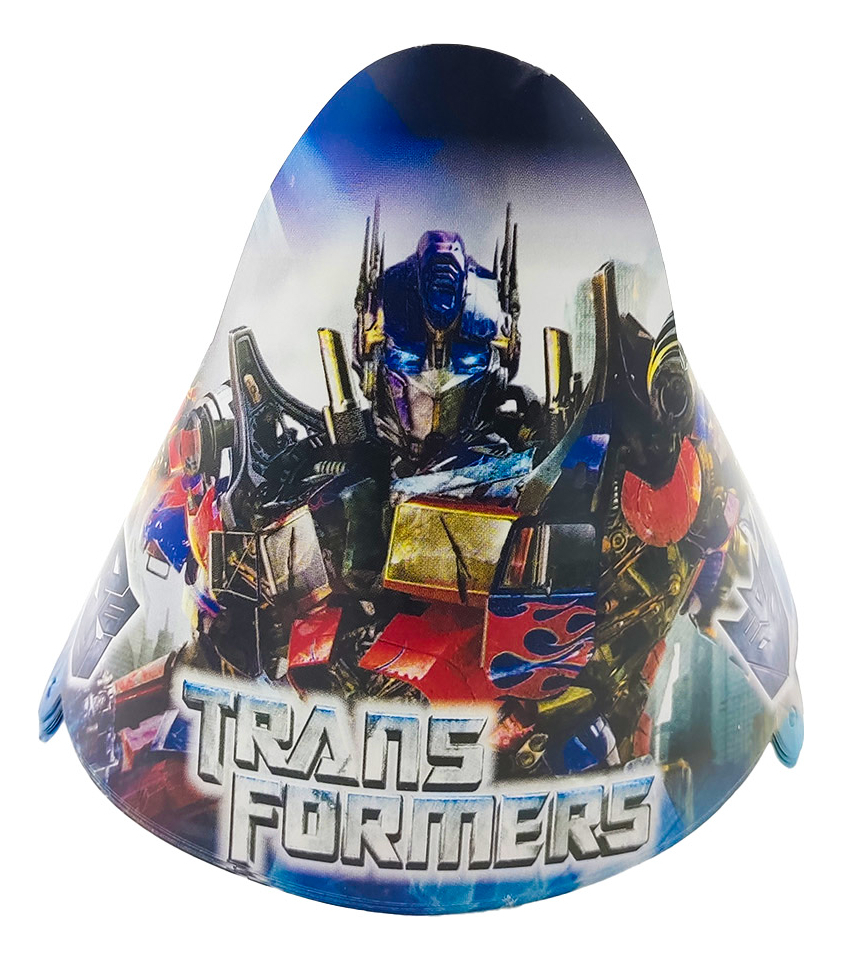 12 Sombreros Gorro Fiesta Transformers Robot Comprar Barato - Imagen 2