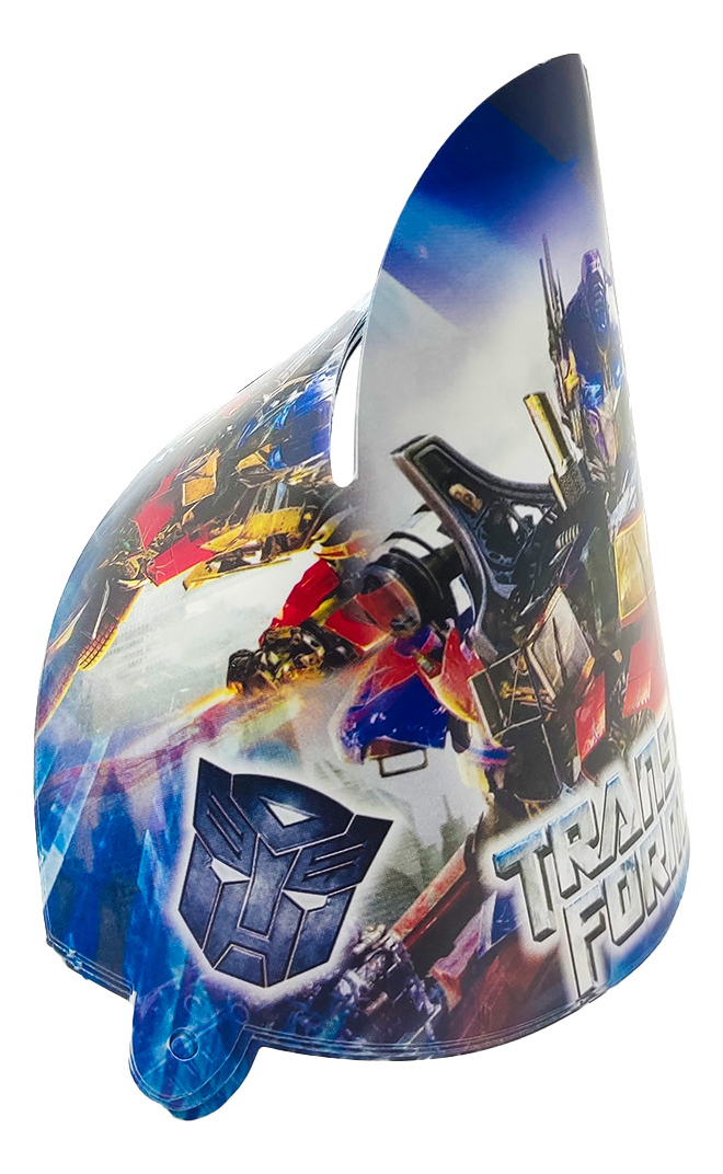 12 Sombreros Gorro Fiesta Transformers Robot Comprar Barato - Imagen 3
