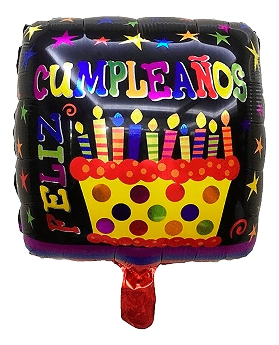 Globo Metalizado Feliz Cumpleaños 43 X Cm Comprar Barato