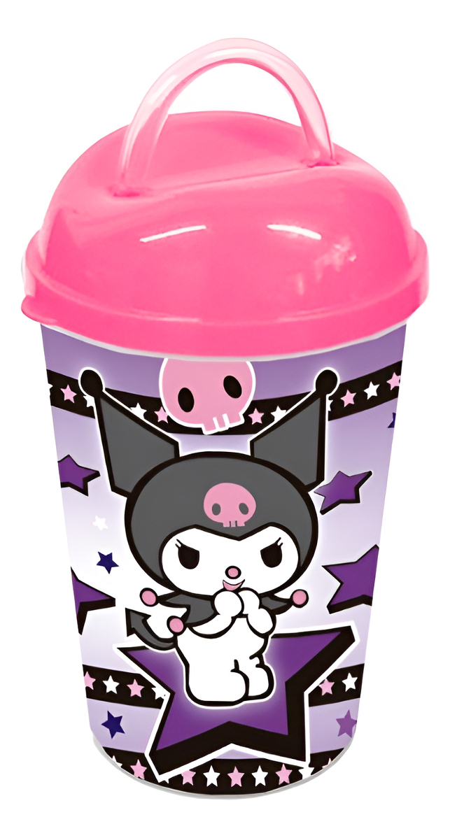 Vaso Pitillo Kuromi Fiesta Mesa Decoracion X6 Oferta Promo