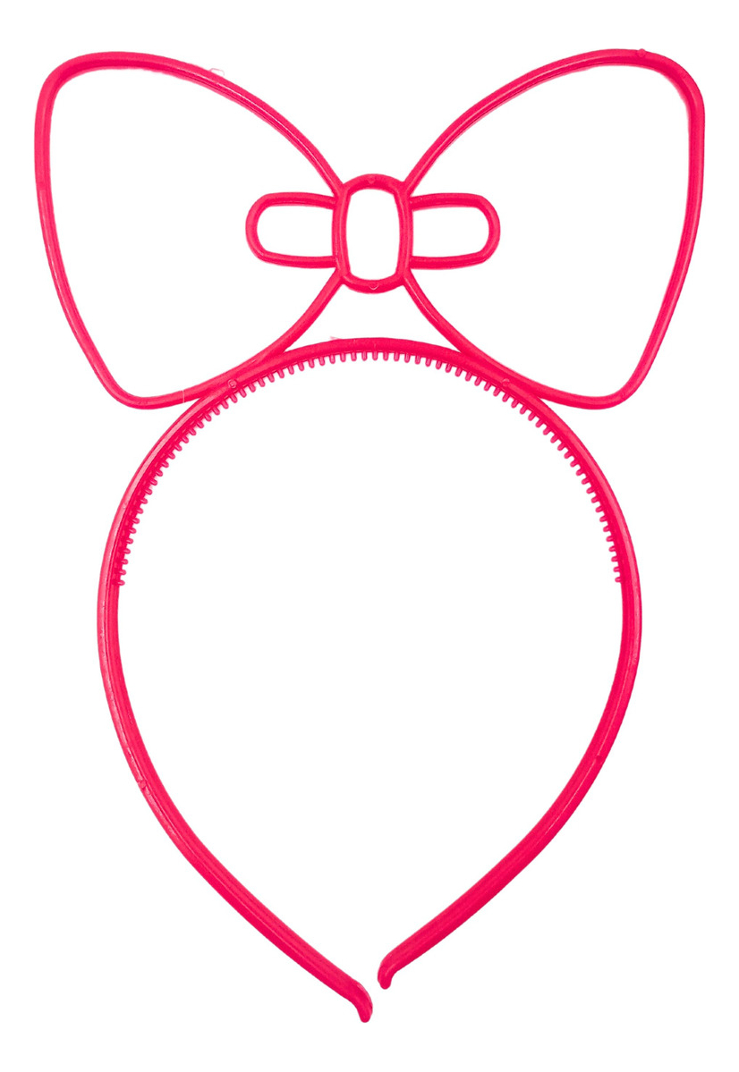 Diadema Fiesta Hora Loca Moo Minnie Mickey Fucsia X3 Unit