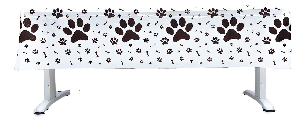 Mantel Fiesta Plastico Huella Perro Mascota Animales Comprar - Imagen 2