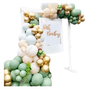 Decoracion Globos Verde Dorado Arco Boda Cumpleaños Oferta
