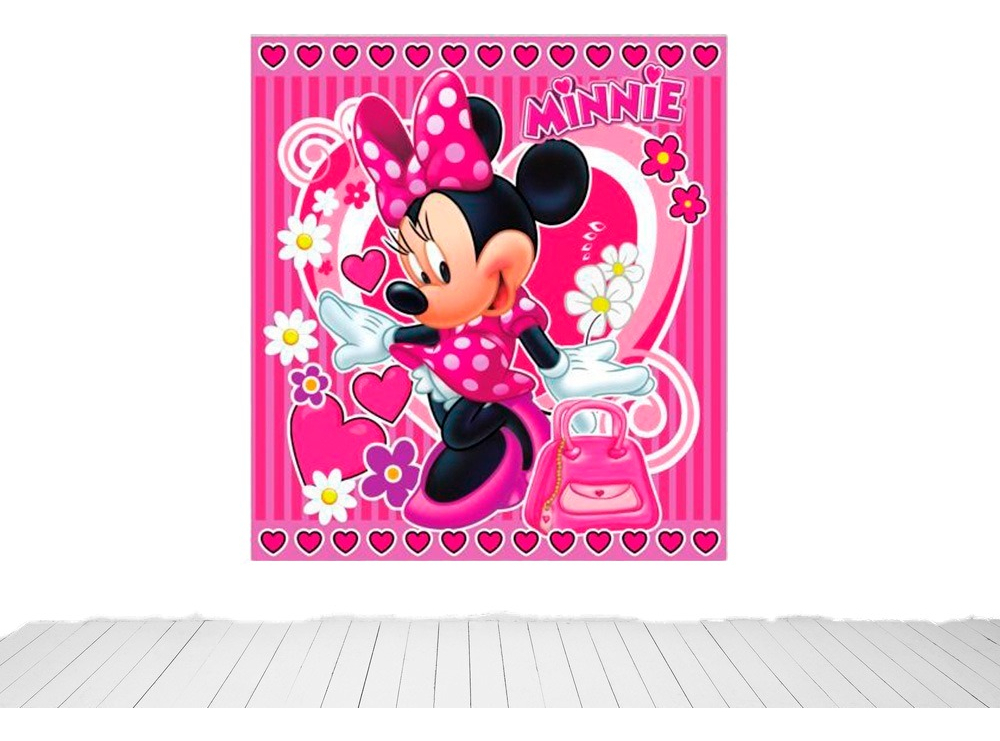 Fondo Minnie Mouse Rosado Niña Fiesta Cumpleaños Comprar