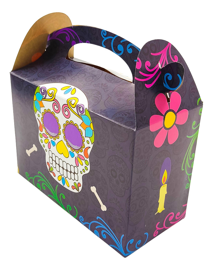 Caja Feliz Fiesta X6 Unidades Catrina Calavera Oferta - Imagen 4