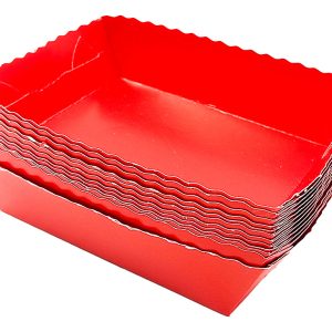 12 Platos Decorativos Rojo Unicolor Comprar Oferta Premium
