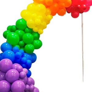 Arco Globos Iris Morado Azul Verde Encanto Oferta Original
