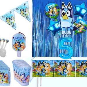 Kit Decoracion Bluey X24 Cortina Vela Full Comprar Oferta Ya