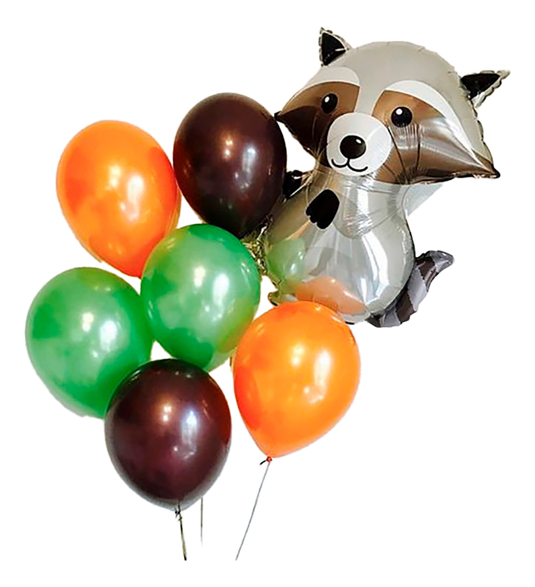 Bouquet Globo Animal Mapache Selva Safari Bosque Comprar