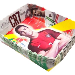 12 Platos Decorativos Cristiano Futbol Real Comprar Oferta