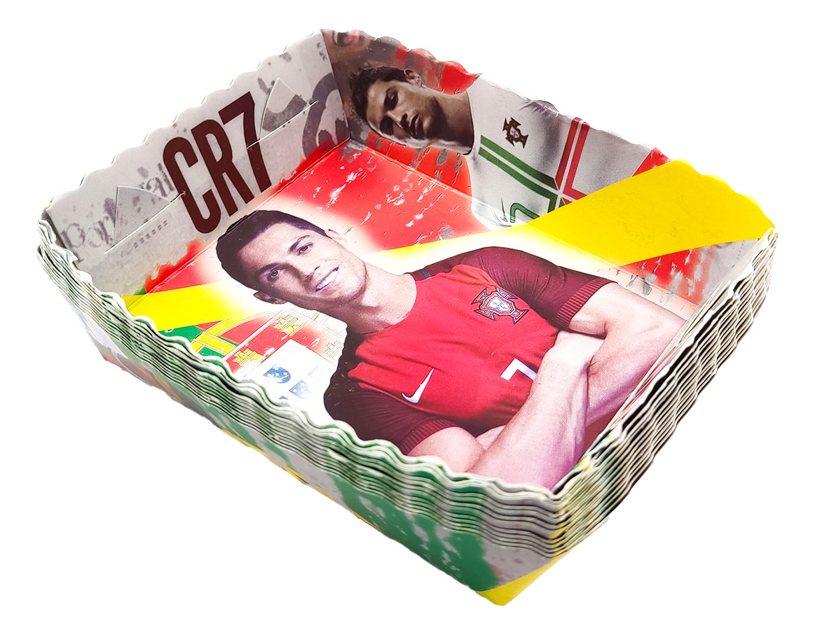 12 Platos Decorativos Cristiano Futbol Real Comprar Oferta