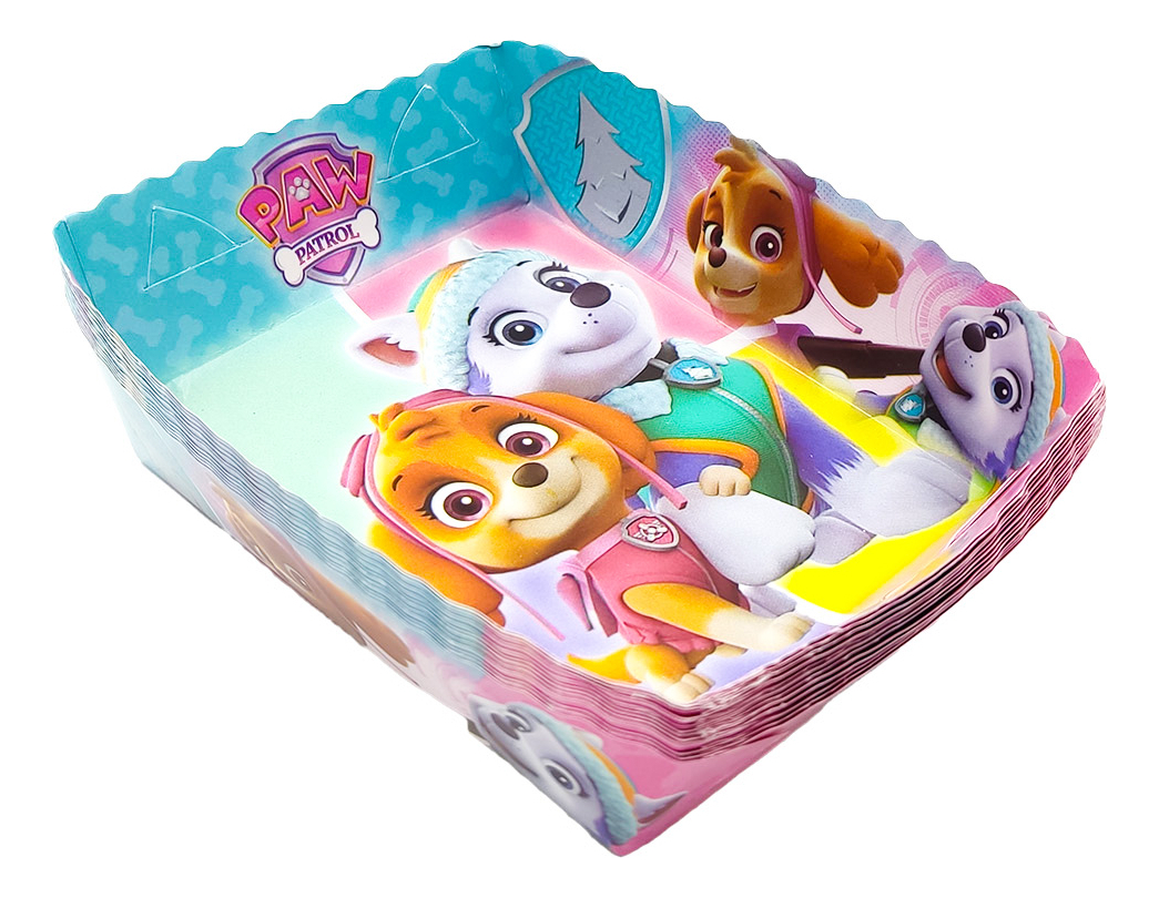 12 Platos Decorativos Patrulla Skye Perro Comprar Oferta