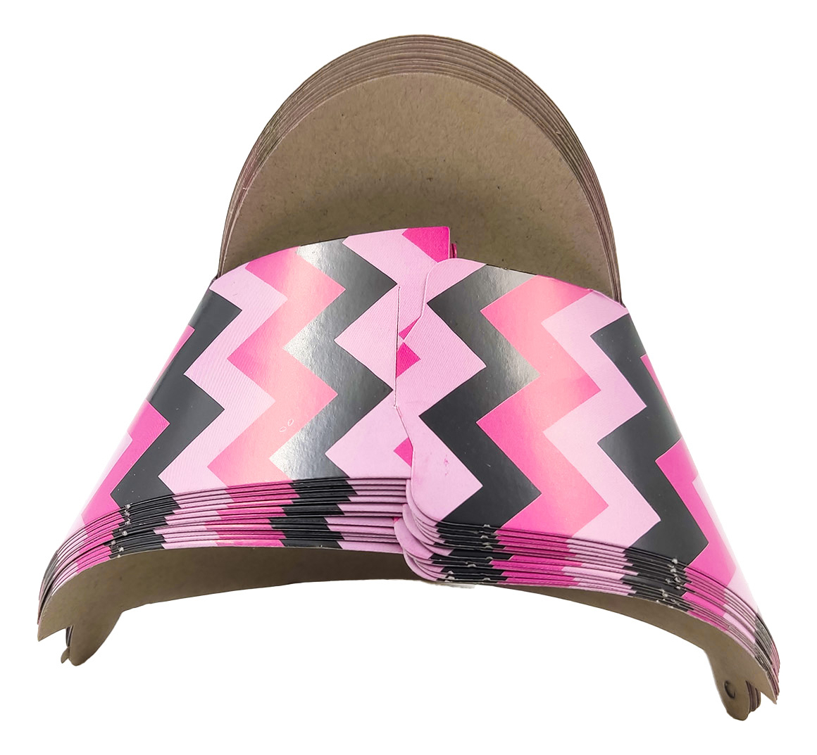 12 Sombreros Gorro Fiesta Panda Rosado Baby Shower Oferta - Imagen 4