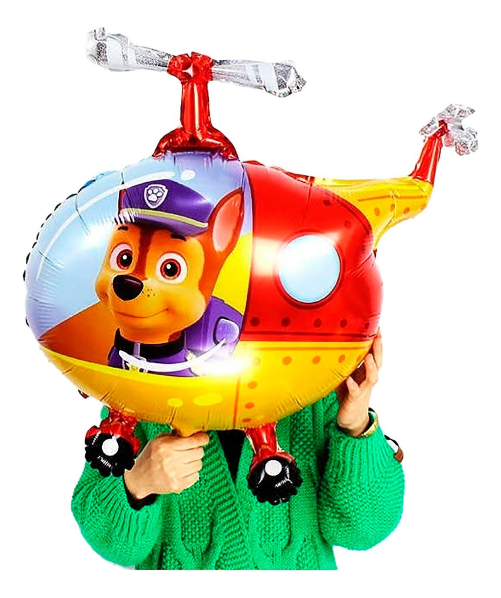Globo Patrulla Canina Helicoptero Chase Rubble 67 X 55 Cm