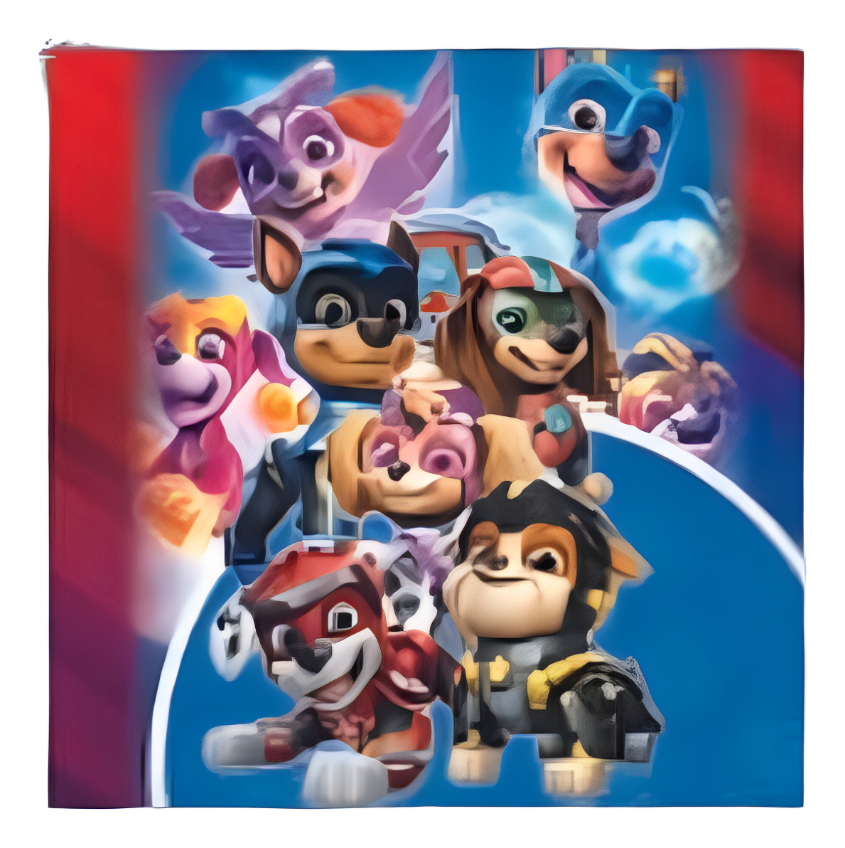 Mantel Patrulla Canina Fiesta Paw Patrol Decoracion Comprar