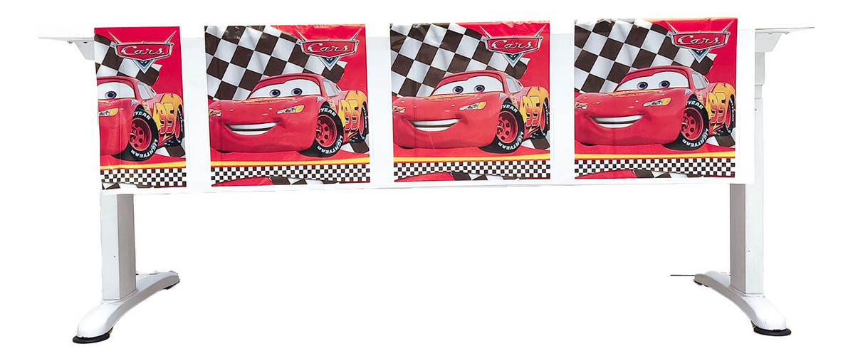 Decoracion Mantel Fiesta Plastico Cars Carro Carreras Oferta
