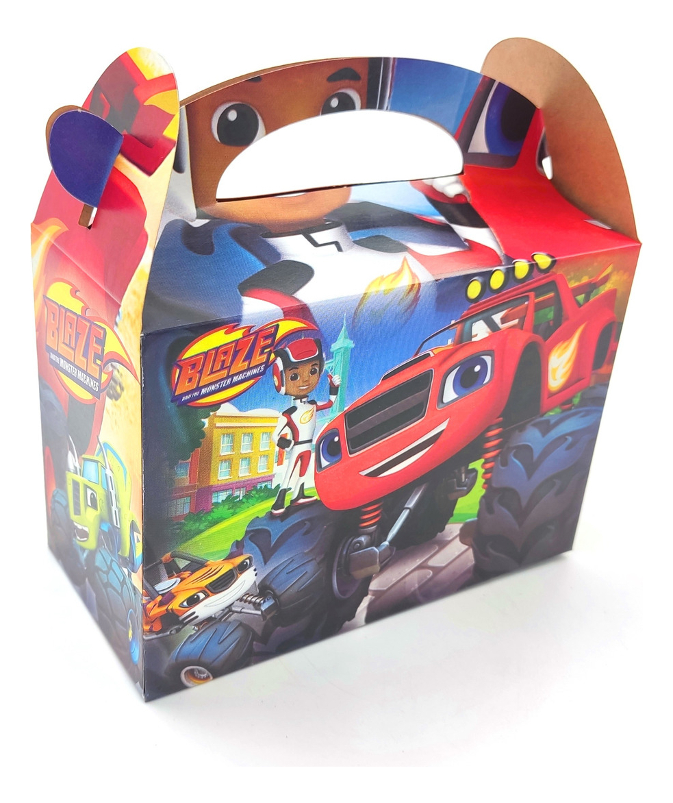 Caja Feliz Fiesta X12 Unidades Monster Machine Promo