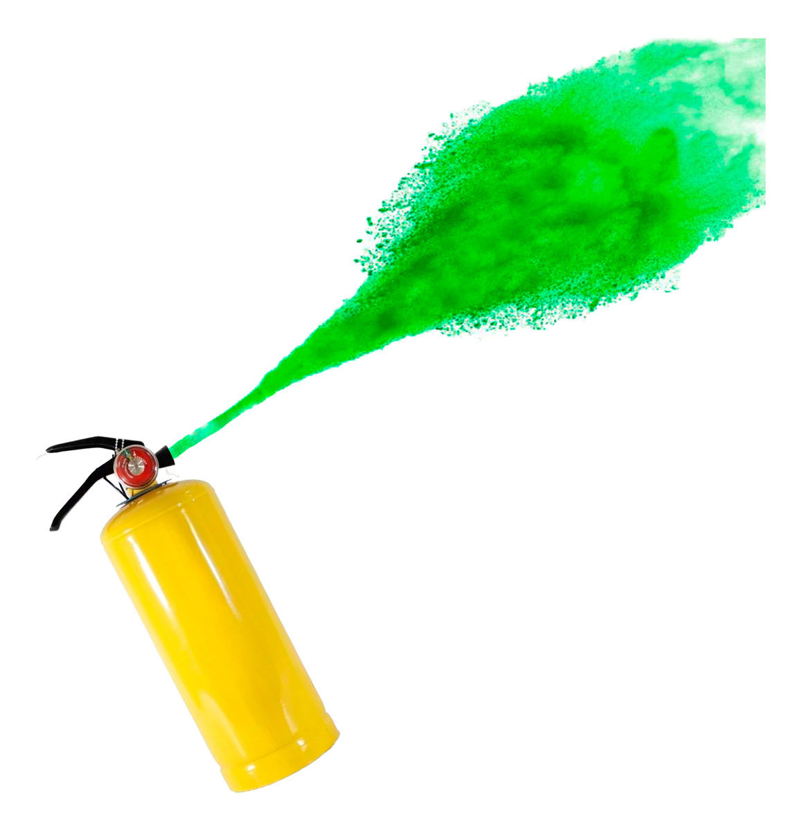 Extintor Color Verde 5 Libras Neon Fiesta Hora Loca Polvo