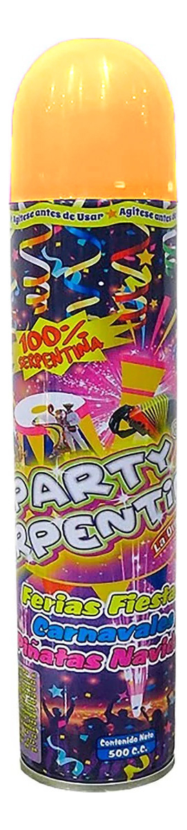 Serpentina Fiesta Carnaval Liquida Cumpleaños Spray 350 Ml - Imagen 4