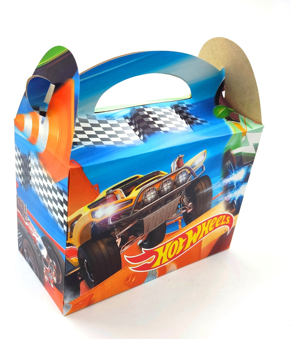 Caja Feliz Fiesta X12 Unidades Hot Wheels Carro Ya - Imagen 2