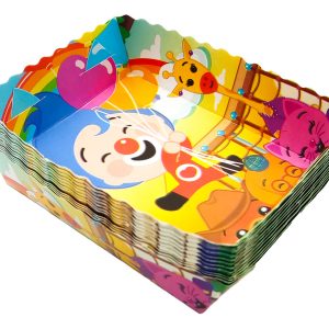 12 Platos Decorativos Payaso Plim Circo Comprar Oferta Envío