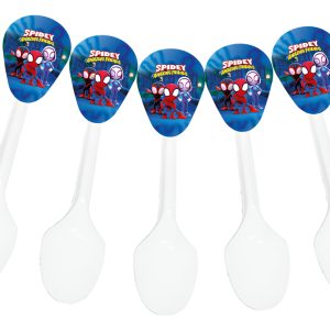 Cuchara Spidey Decoracion Fiesta Ponque Cumpleaños X12 Ya