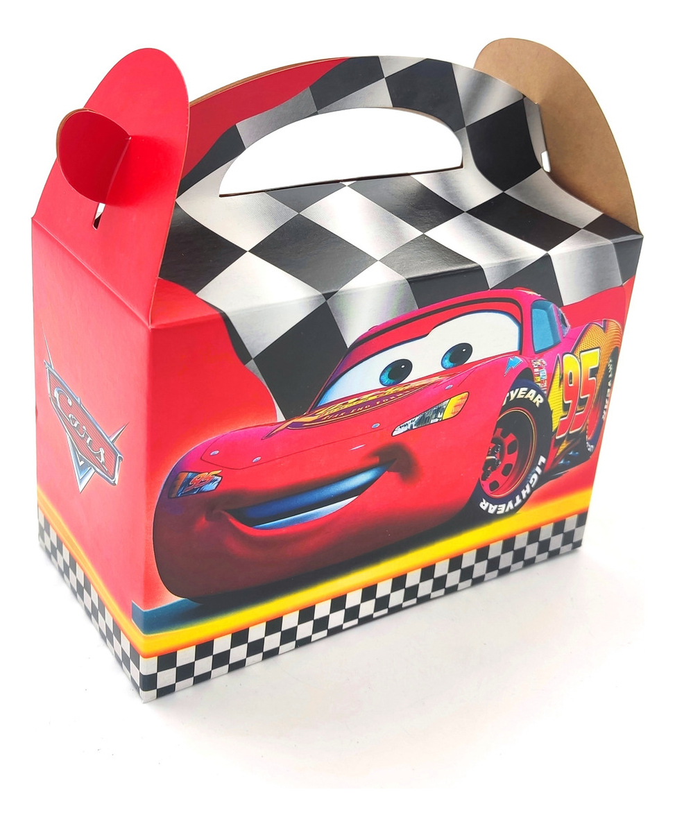 Caja Feliz Fiesta X12 Unidades Cars Carro Rusteze