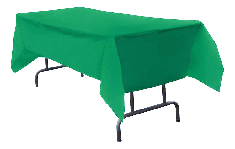 Mantel Tela Reutilizable Plastico Verde 137x183cm Comprar