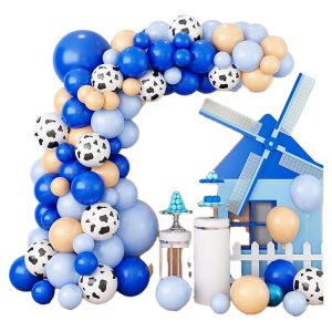 Arco Globos Vaca Vaquero Azul Crema Decoracion Comprar Envío