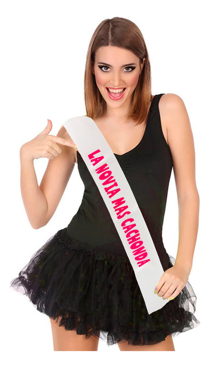 Banda Despedida Soltera Novia Mas Cachonda Blanco Oferta