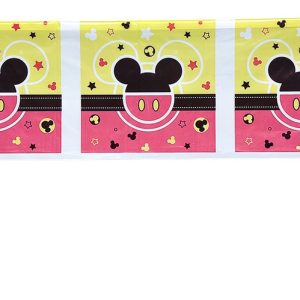 Decoracion Mantel Fiesta Plastico Mickey Mouse Logo Comprar