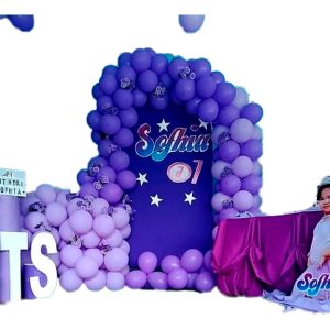Decoracion Globos Banda Pop Coreano Kpop Bts Morado Comprar