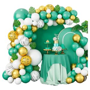 Globos Arco Selva Animal Print Leopardo Zebra Safari Promo