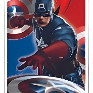Bolsa Capitan America Decoracion Cumpleaños Escudo X20 Ya