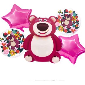 Bouquet Globos Kit Lotso San Valentin Amor Oso Comprar Envío